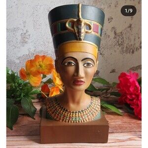 RARE ANCIENT EGYPTIAN ANTIQUITIES Head Queen Nefertiti Advisor Wife Of Ramses BC